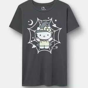 Hello Kitty Glow-in-the-Dark Tee with Spider Design